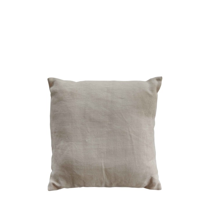 Fodera cuscino canapa panna semplice 40 x 40 cm