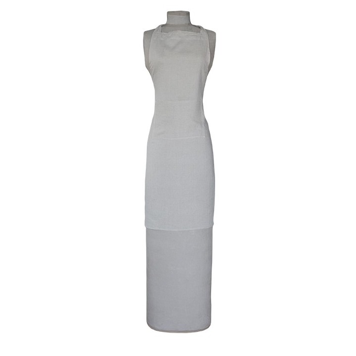 100% natural linen apron
