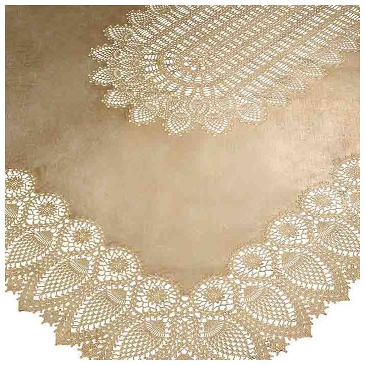 Tovaglia impermeabile vinile pizzo 150x264 cm
