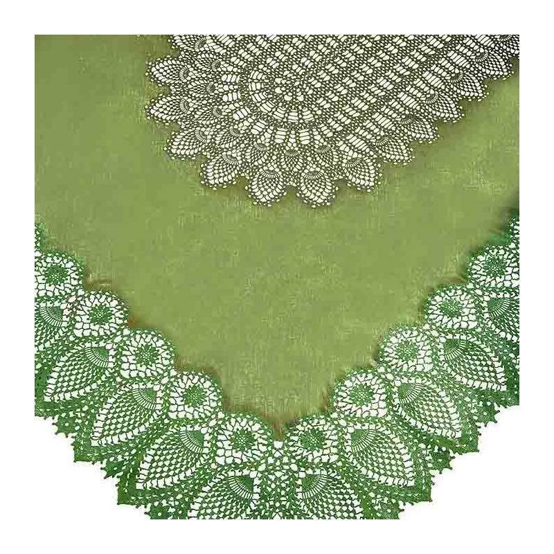 Vinyl lace waterproof tablecloth 150x264 cm
