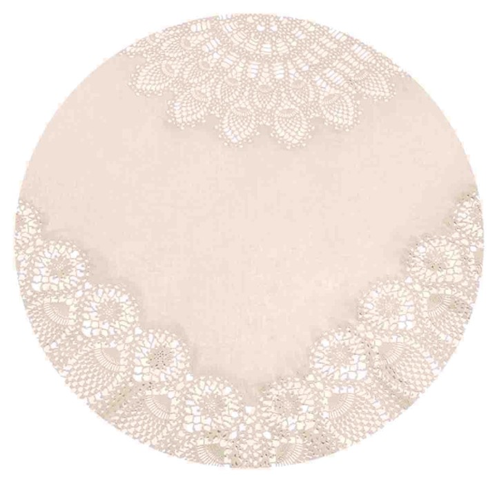 Round vinyl lace waterproof tablecloth d178 cm