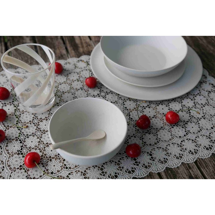 Vinyl waterproof soft placemat floral deco