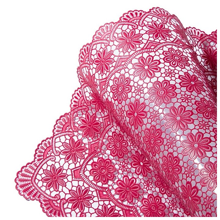 Vinyl waterproof full placemat floral deco