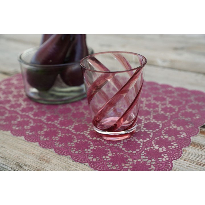 Set americain plein vinyle decoration florale