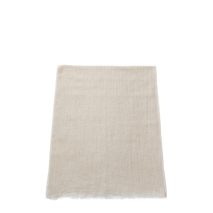 Echarpe 100% lin coul. creme