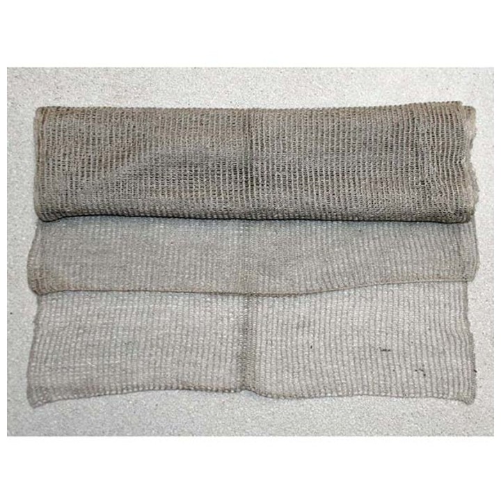 Sciarpa 100%lino trama larga naturale