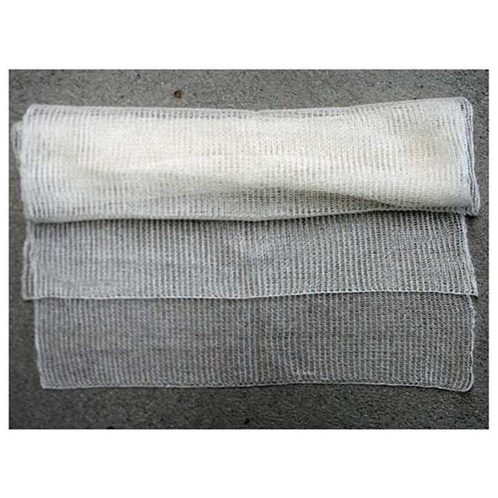 100% linen scarf with wide weave in cream