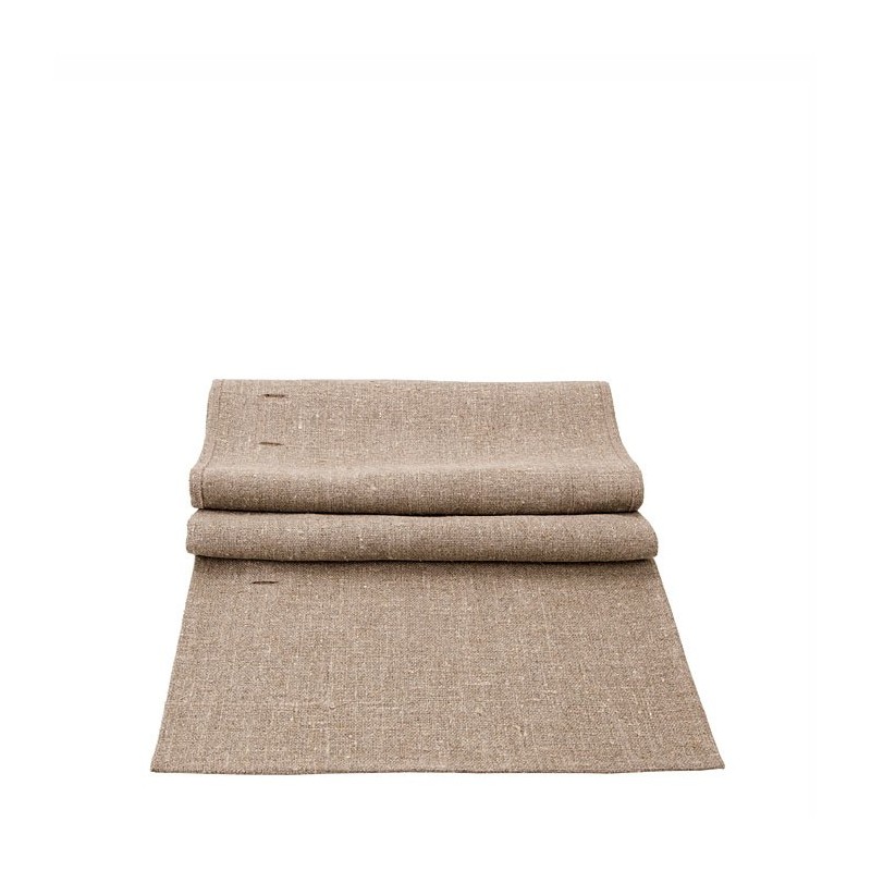 100% raw linen runner 45 x 160 cm