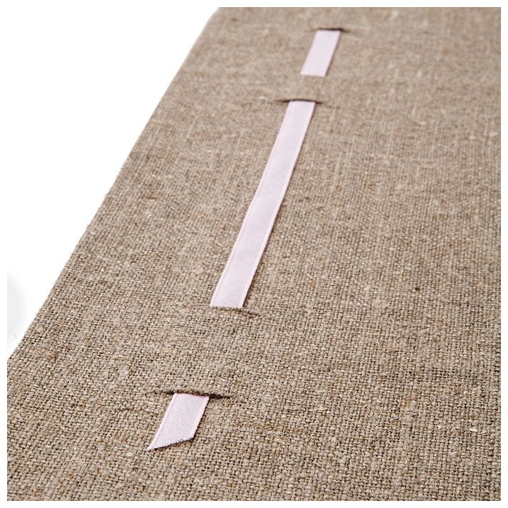 Chemin de table 100% lin brut 45 x 160 cm