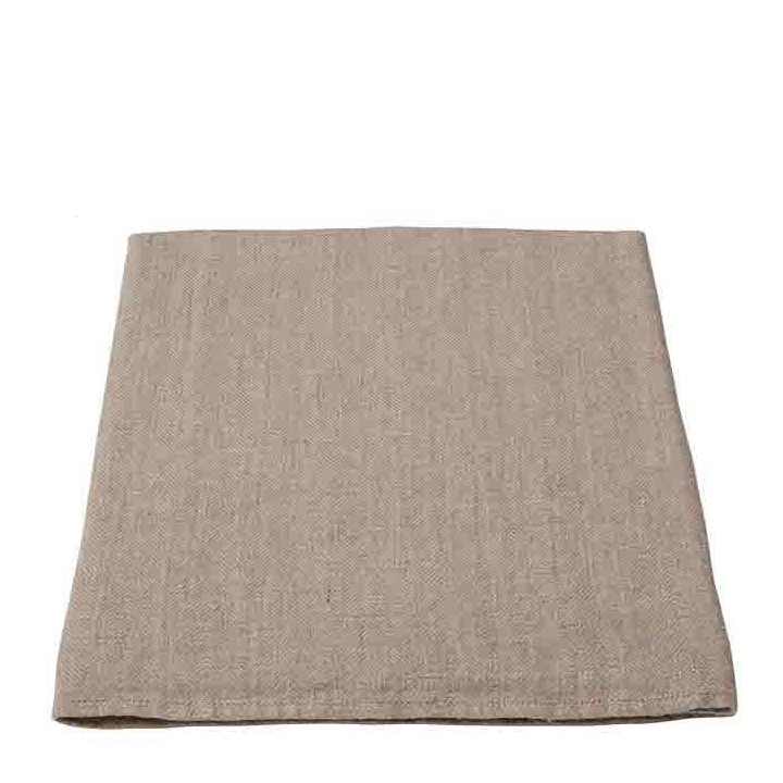 100%linen10 tablecloth natural color 160 x 270 cm