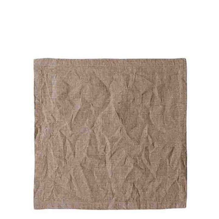 Tovagliolo 100% lino stonewashed naturale 40 x 40 cm