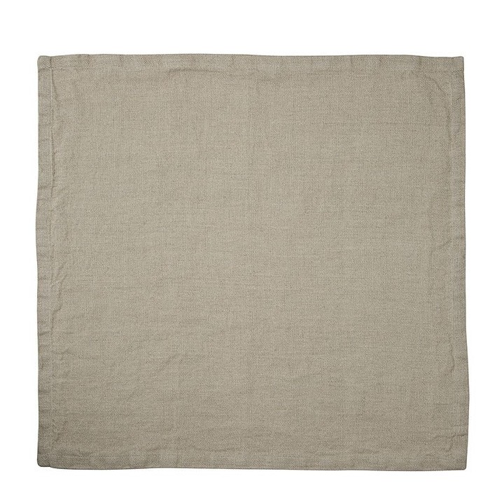 Serviette en 100%lin rustique couleur naturel 60 x 60 cm