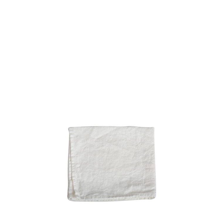 Napkin 100% linen21 white 44 x 44 cm