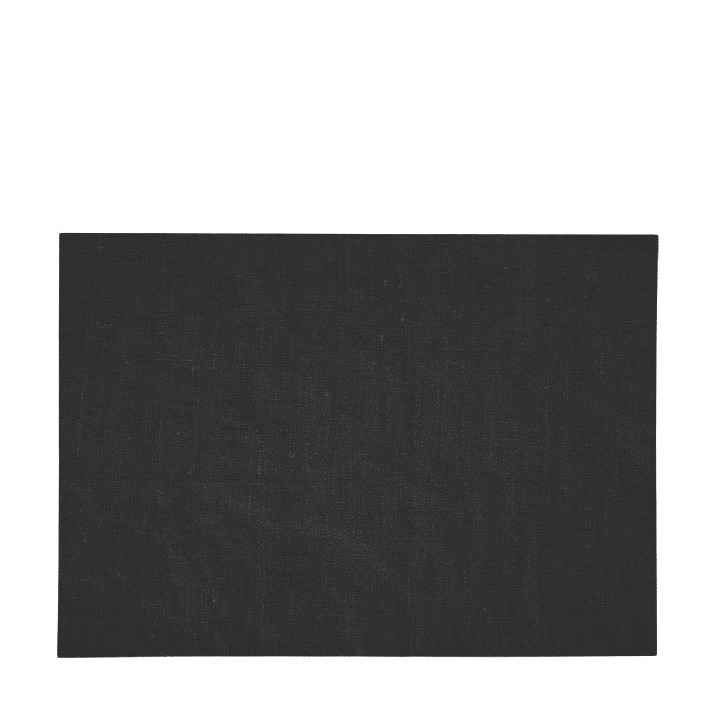 Tovaglietta 100%% lino21 senza frange nero 35 x 50 cm