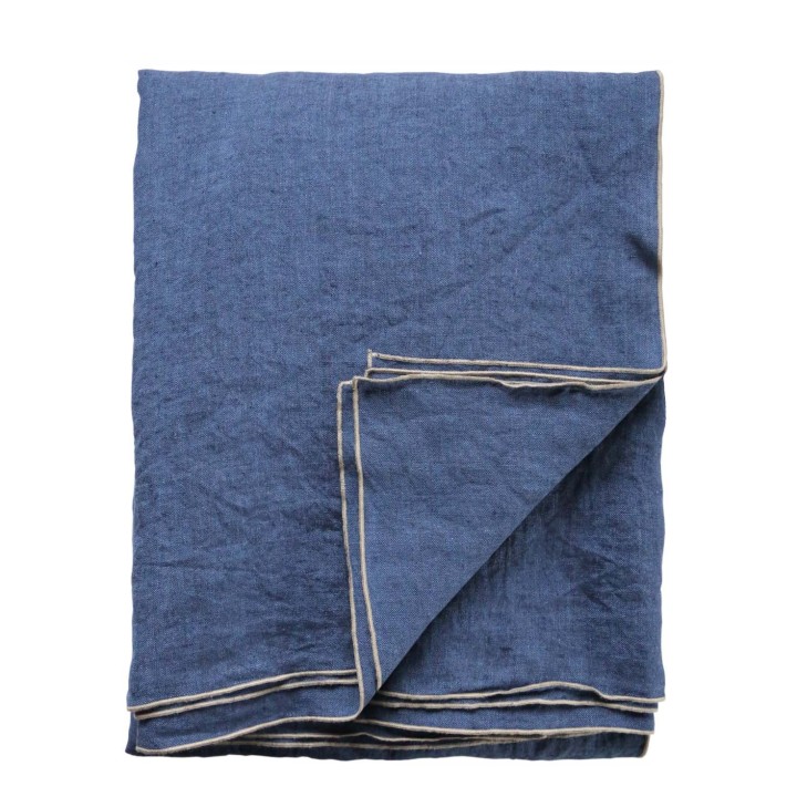 100% linen tablecloth 142 x 210 cm natural hem