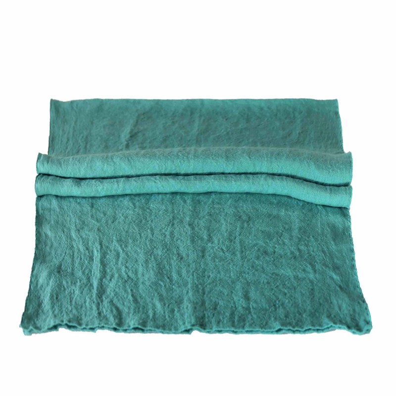 100% linen runner 50 x 140 cm