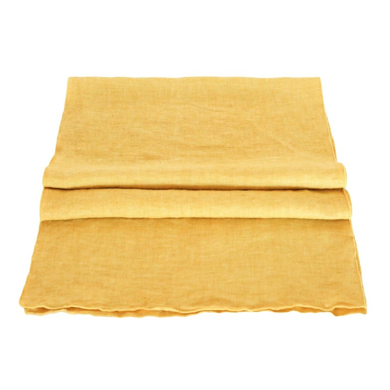 100% linen runner 50 x 140 cm