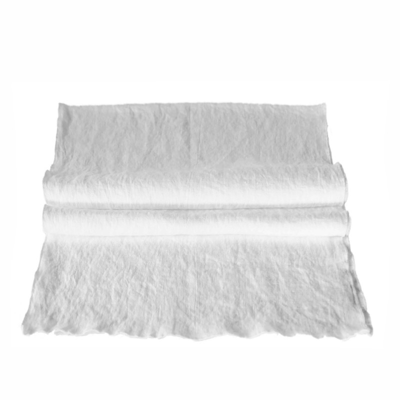 100% linen runner 50 x 140 cm