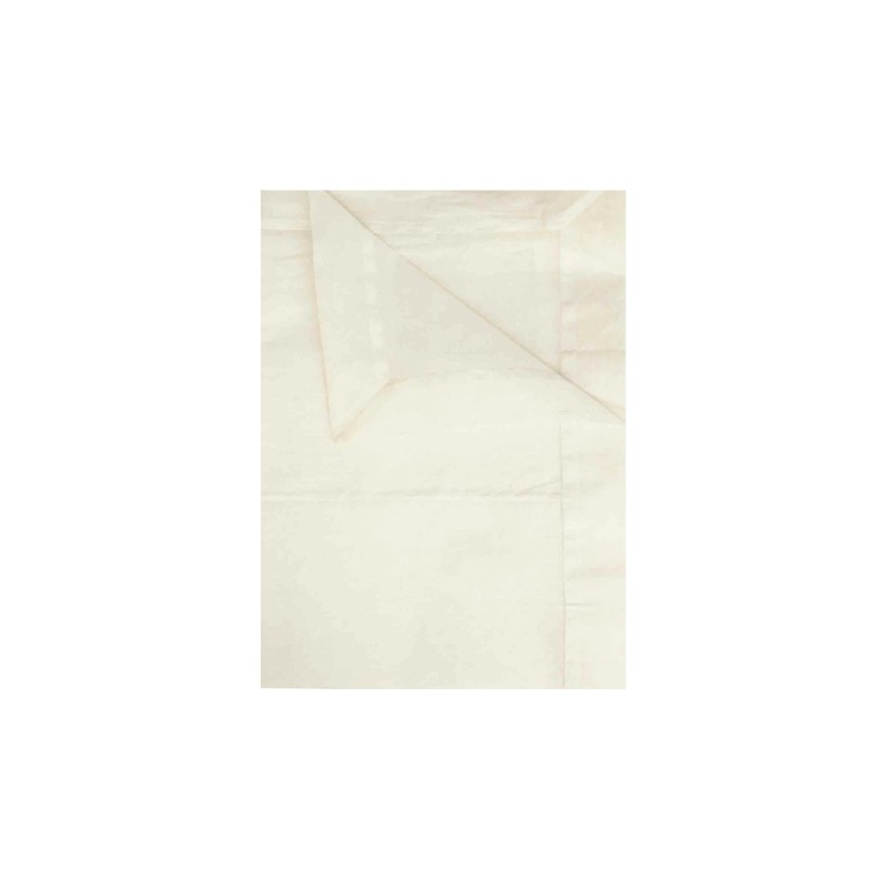 Tovaglia organza 30%cot/70%pol colore panna 150 x 250 cm