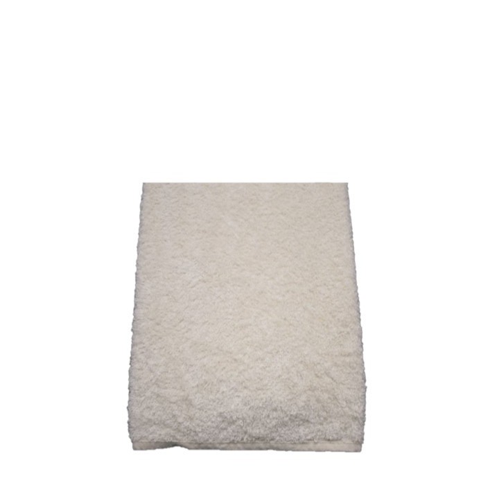Serviette scrub/sauna couleur creme 50 x 70 cm