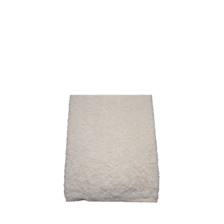 Serviette scrub/sauna couleur creme 70 x 140 cm
