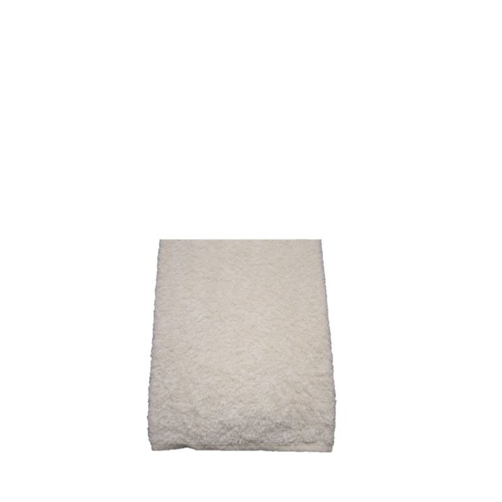 Asciugamano scrub 60%lino 40%cotone panna sauna 100 x 150 cm