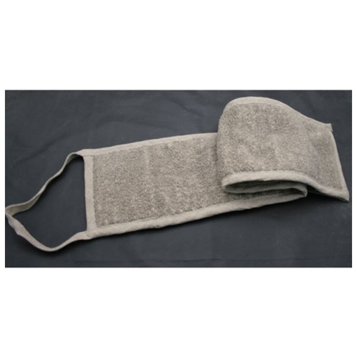 Bande de gommage 60% lin 40% coton couleur naturelle 14 x 70 cm