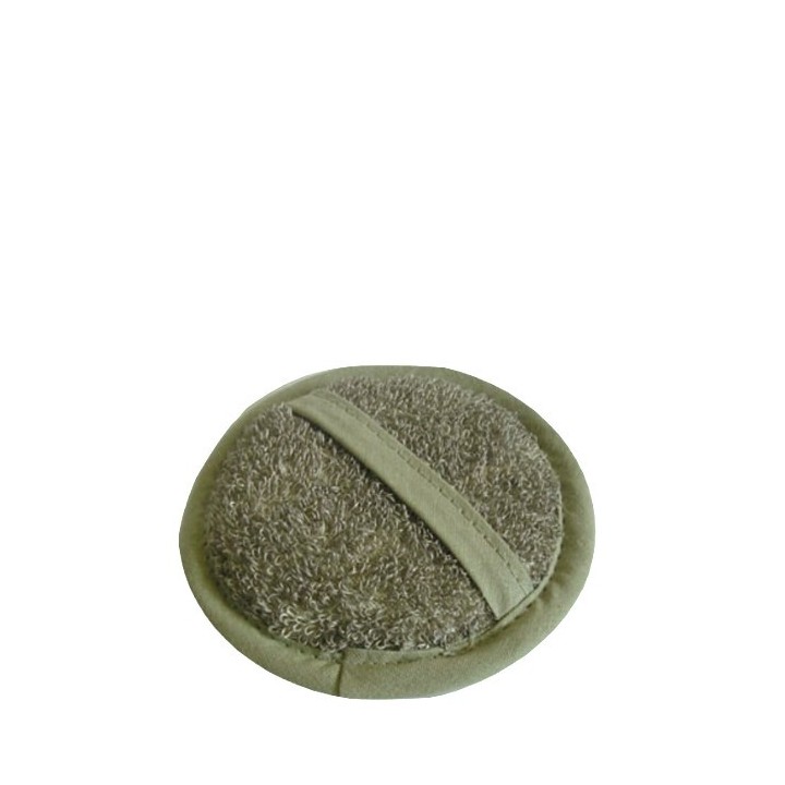 Scrub disk 60% linen 40% cotton natural colour d13 cm