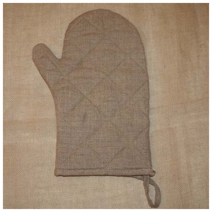 Guanto da cucina 100%lino naturale 28 cm