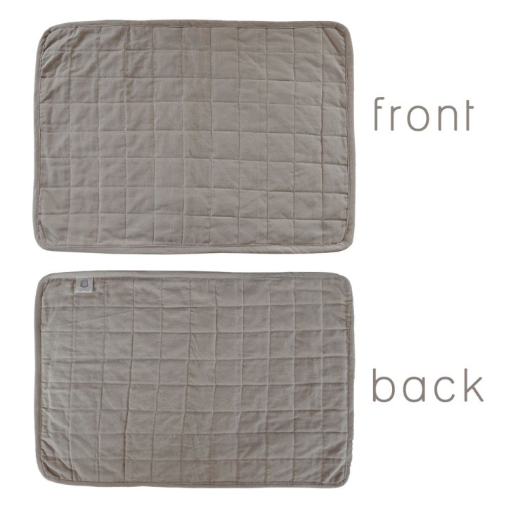 Tappeto imbottito 100%cotone naturale quadri 42 x 60 cm