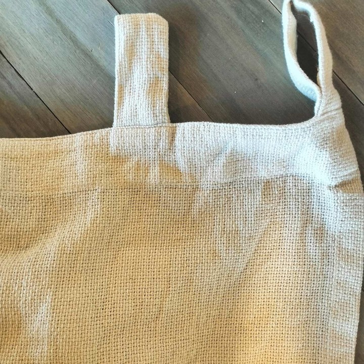 Rideau en coton Épais crÈme 110 x 250 h+10 cm tab