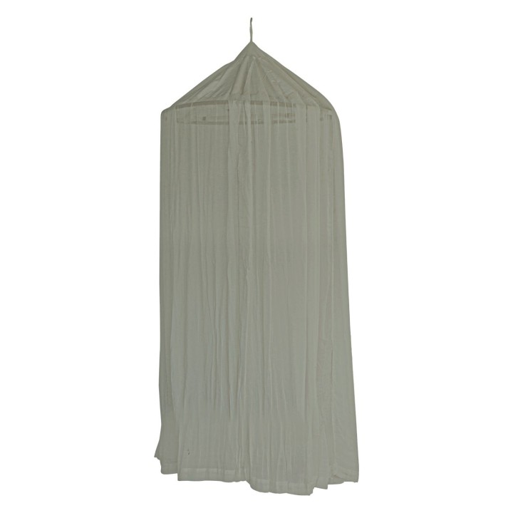 Round cotton gauzed curtain linen colour d60 h290cm