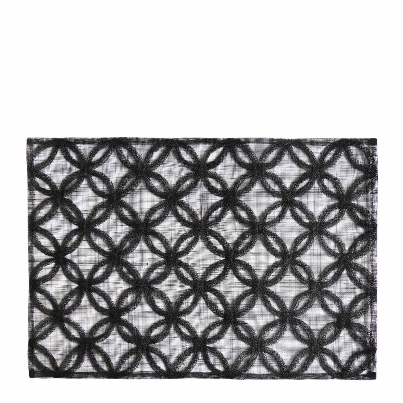 Set de table en abaca small deco fleurs perces 33 x 48 cm