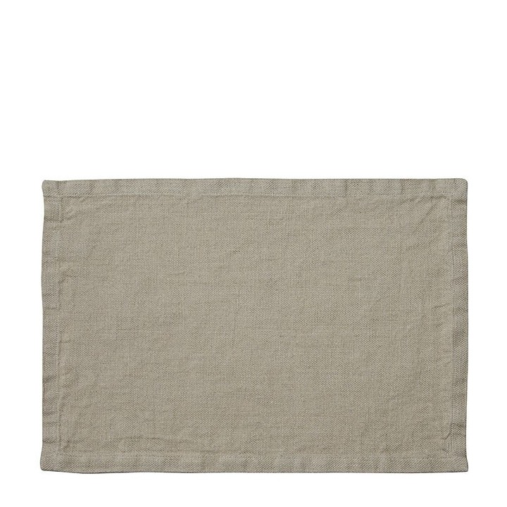 Tovaglietta 100% lino rustico08 colore naturale 35 x 50 cm