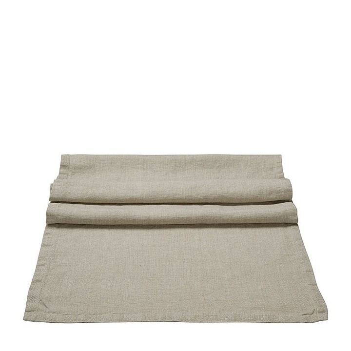 Runner 100% lino rustico08 colore naturale 50 x 160 cm