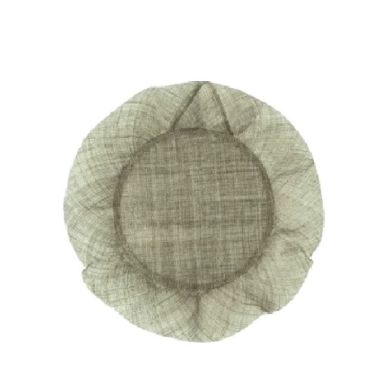 Abaca underplate volant edge