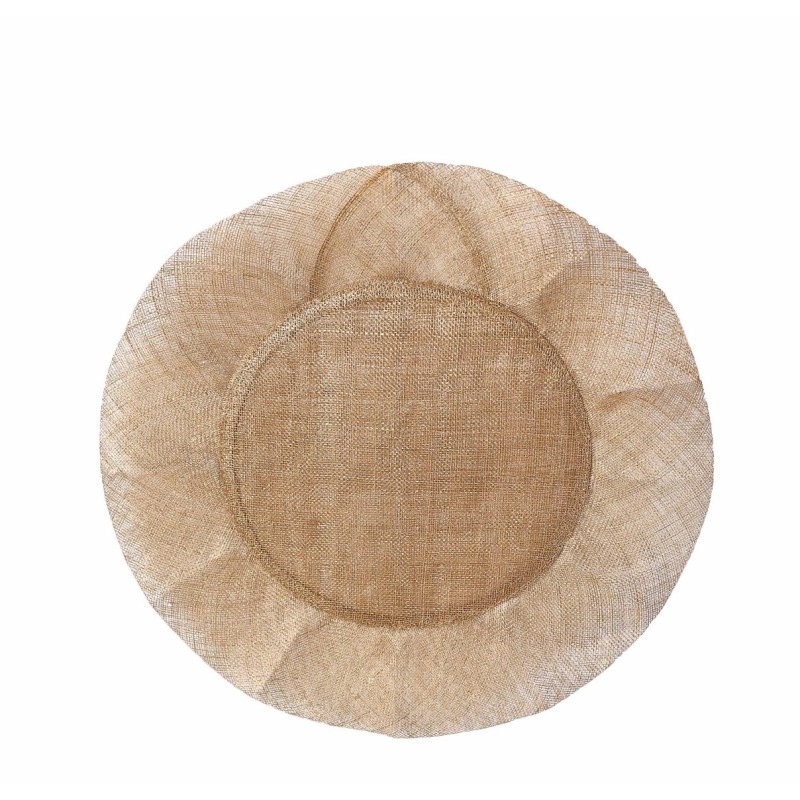 Abaca underplate volant edge