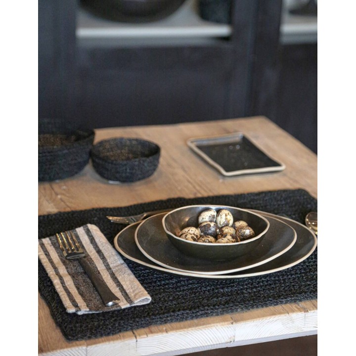 Set de table en crochet d'abaca