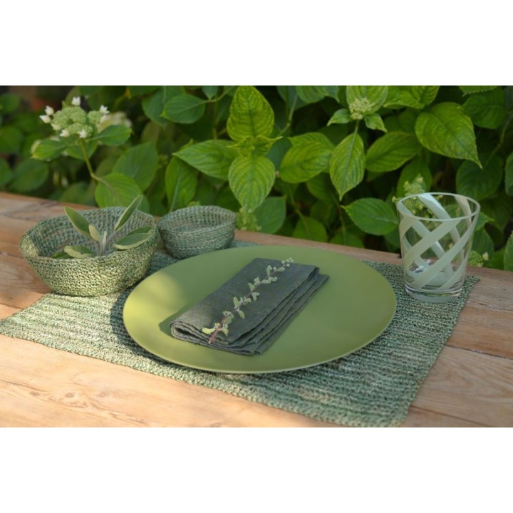 Abaca crochet placemat