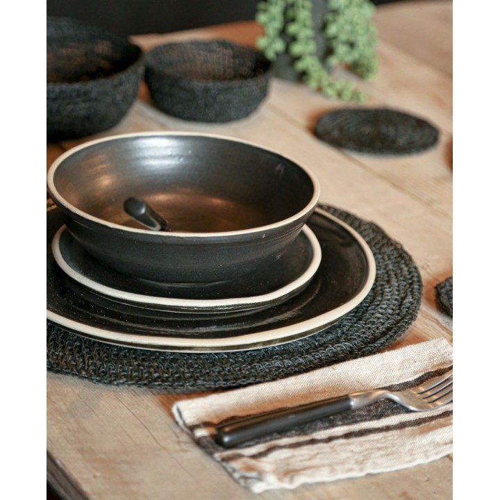 Abaca crochet placemat