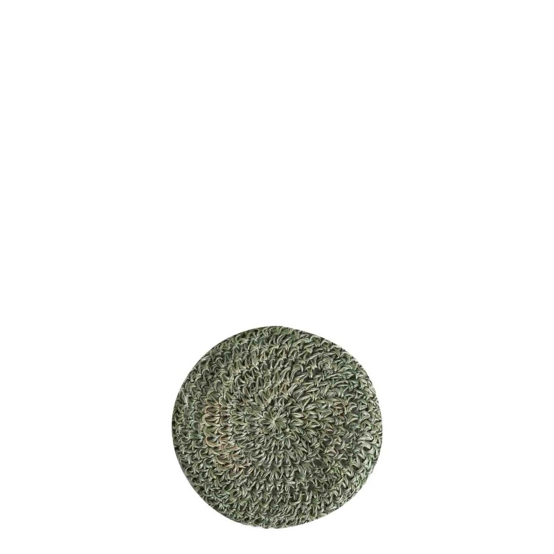 Sous-verre en crochet d'abaca