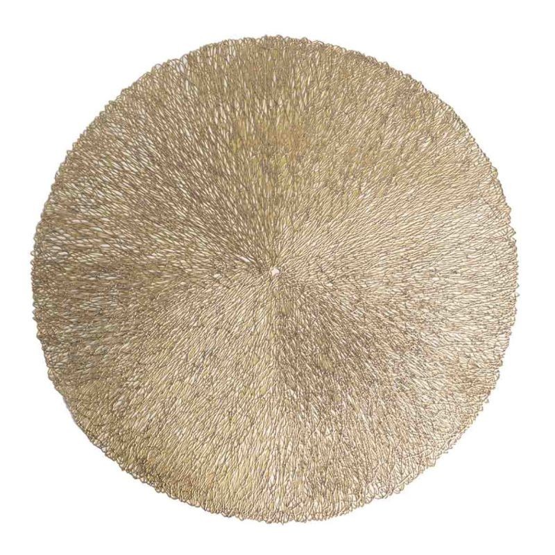 Interwoven pvc underplate