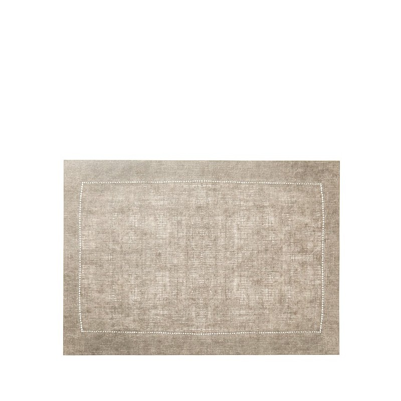 Cellulose fiber placemat with cross-hatching 31.5 x 47 cm