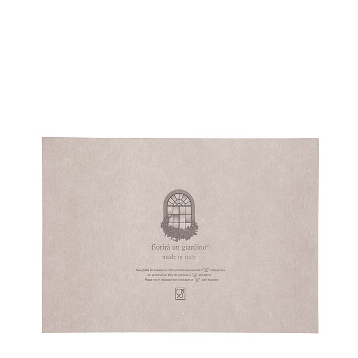 Cellulose fiber placemat with cross-hatching 31.5 x 47 cm