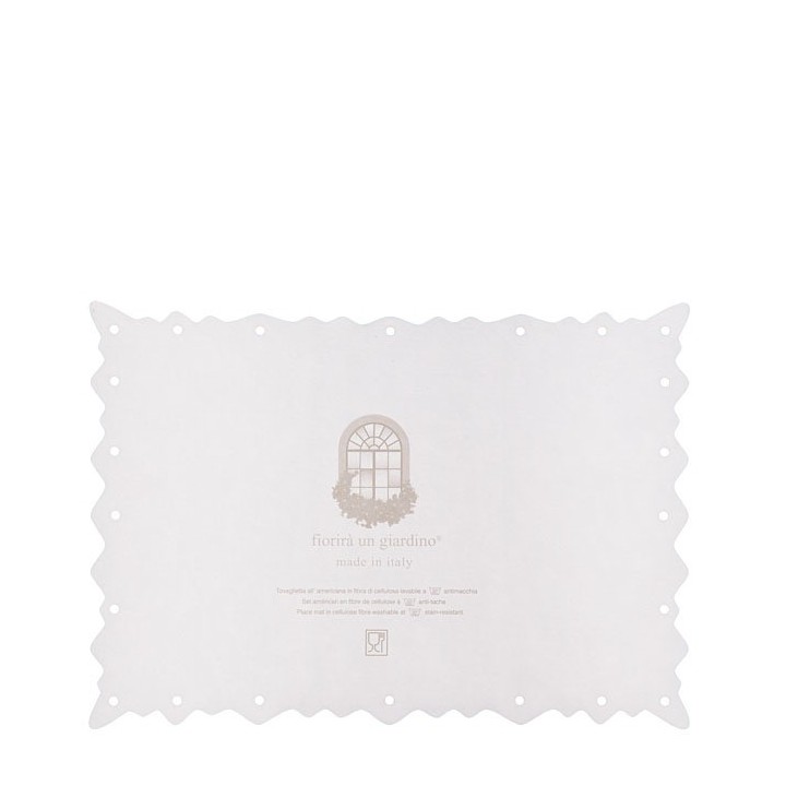 Cellulose fiber placemat cloud 31.5 x 47 cm