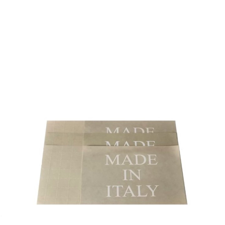 6 mixed cellulose fiber placemats with squares and made in 31.5 x 47 cm