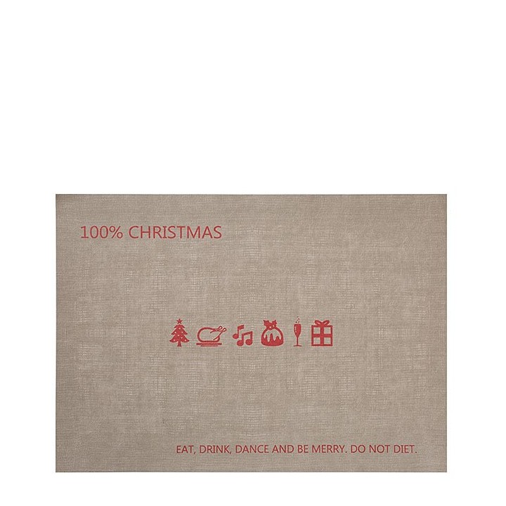 Tovaglietta in fibra di cellulosa 100% christmas 31.5 x 47 cm