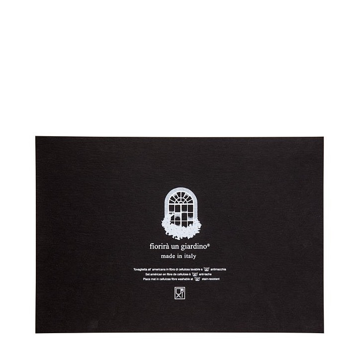 Cellulose fiber placemat blackboard