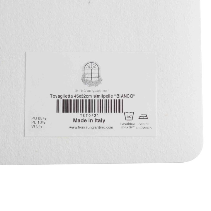 Faux leather placemat 32 x 45 cm