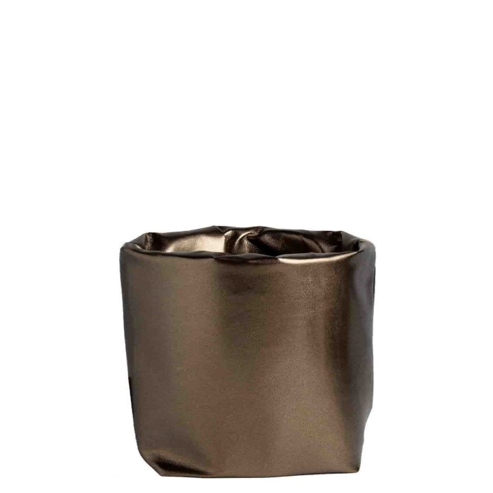 Cooling faux leather glacette for magnum bottles